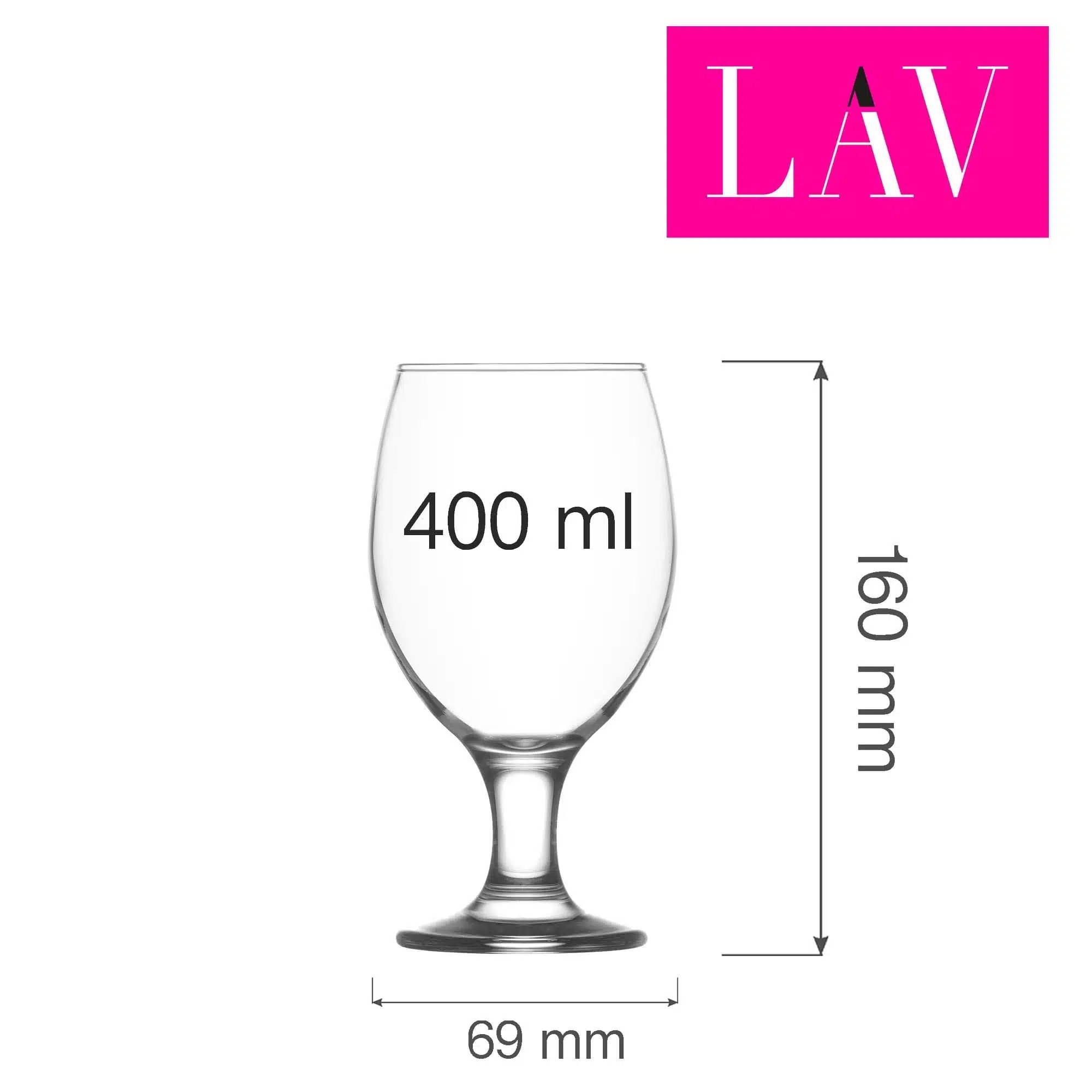 Misket ølglas, 400ml - Billede 3