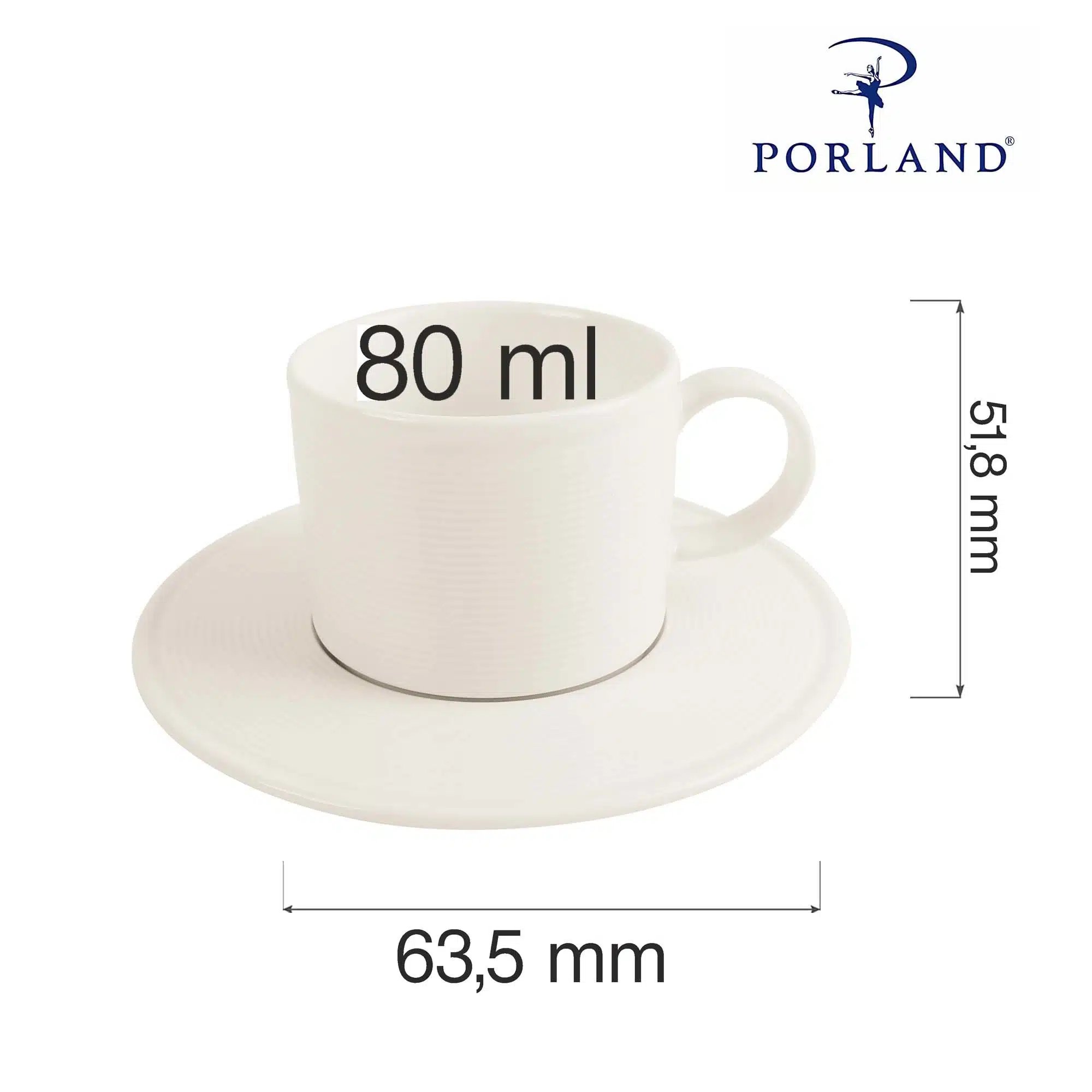 Linje stablet kop, 80ml - Billede 4