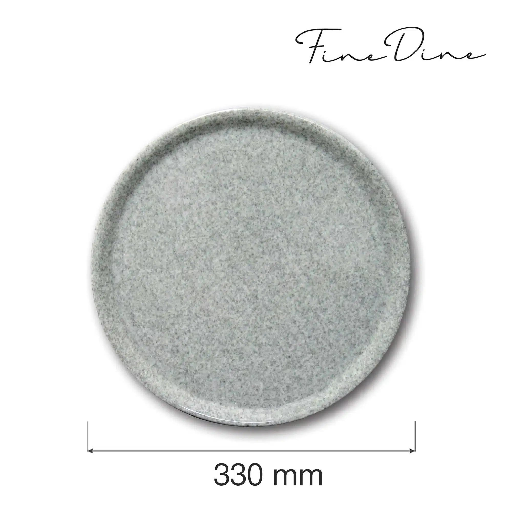 Speciale pizza tallerken, granit, 330mm - Billede 3