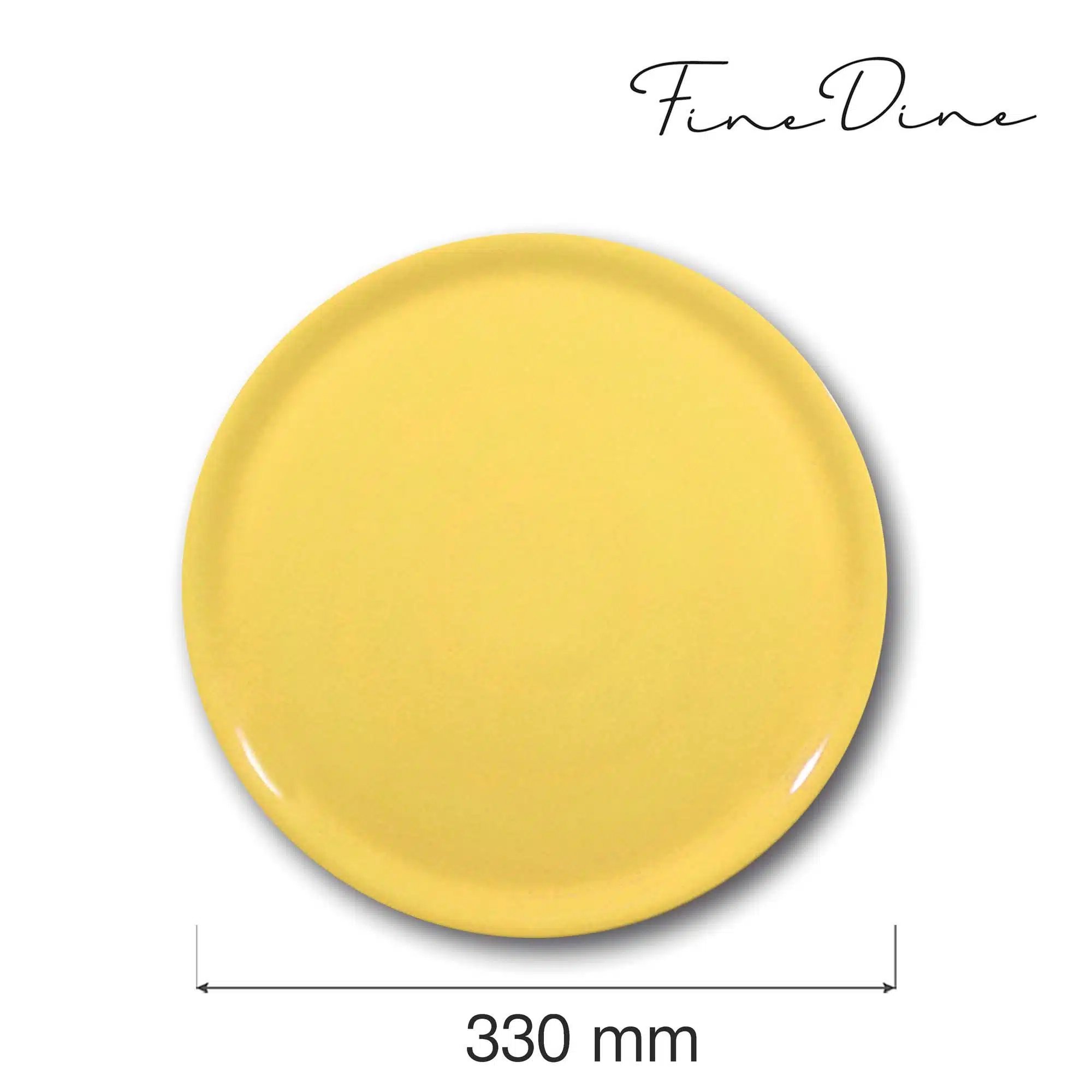 Speciale pizza tallerken, gul, 330mm - Billede 3