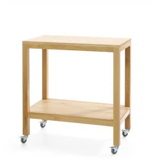 Madeira eg tjenervogn, 820x460x(h)850 mm - Billede 2
