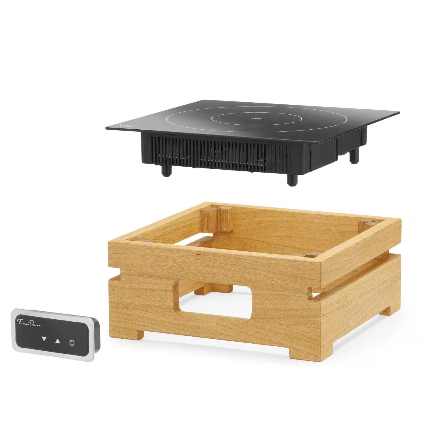 Indbygget induktionskogeplade 1000 W, 350x350mm - Billede 4
