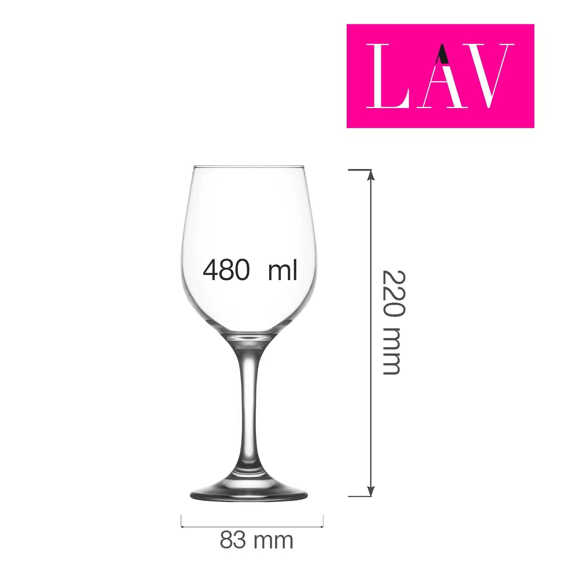 Fame vinglas 480 ml - Billede 6