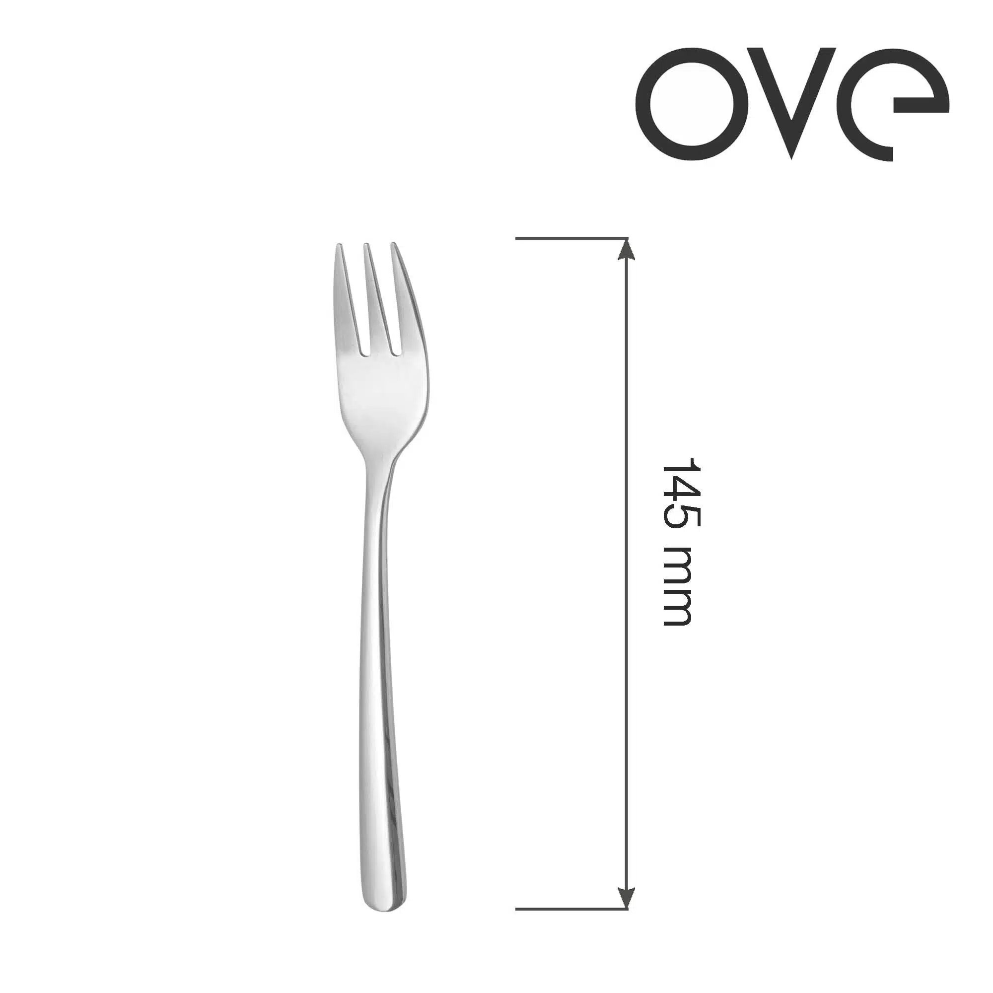 Bergen kage gaffel, OVE, 145 mm, sæt af 12 stk. - Billede 3