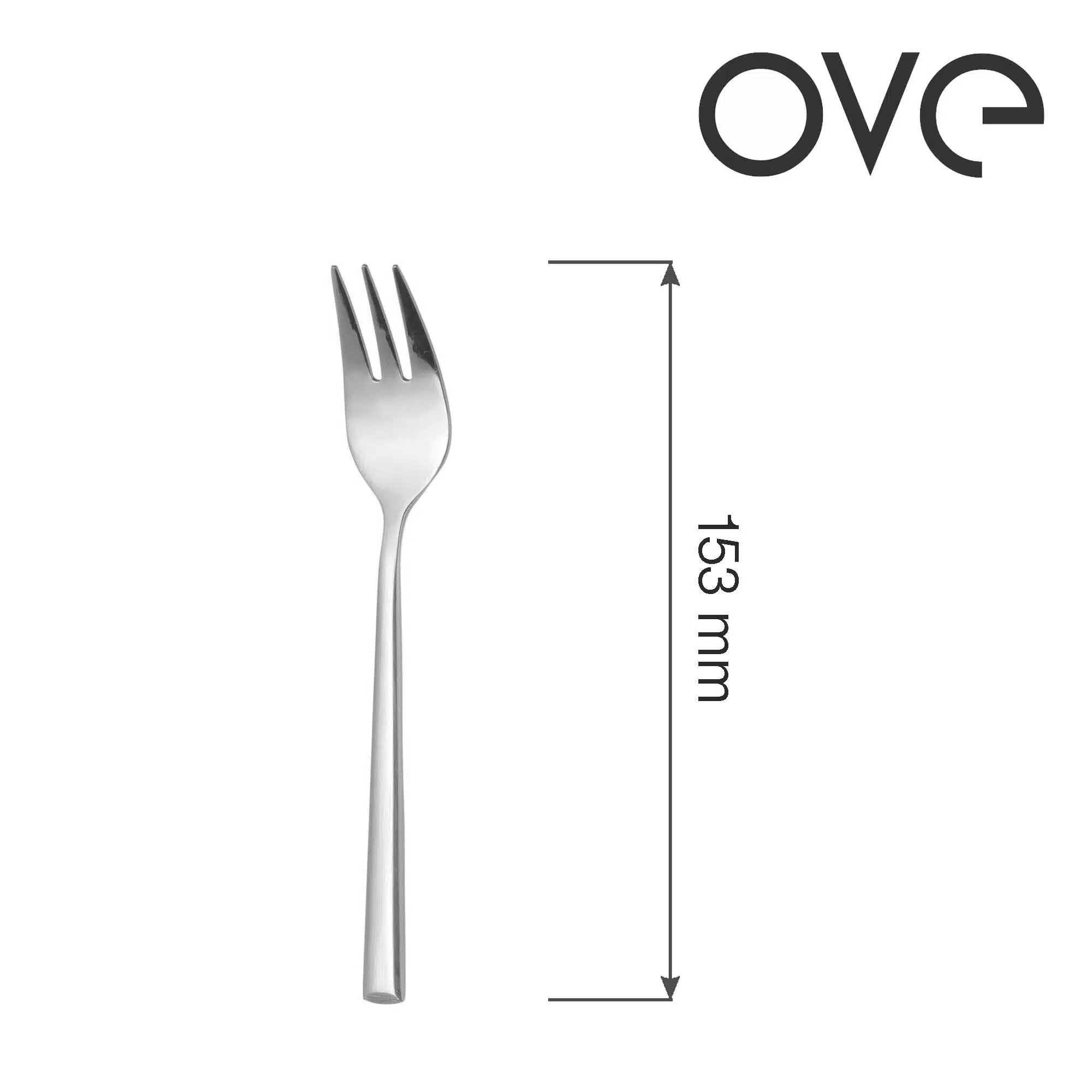 Fjord kage gaffel, OVE, 153 mm, sæt af 12 stk. - Billede 4