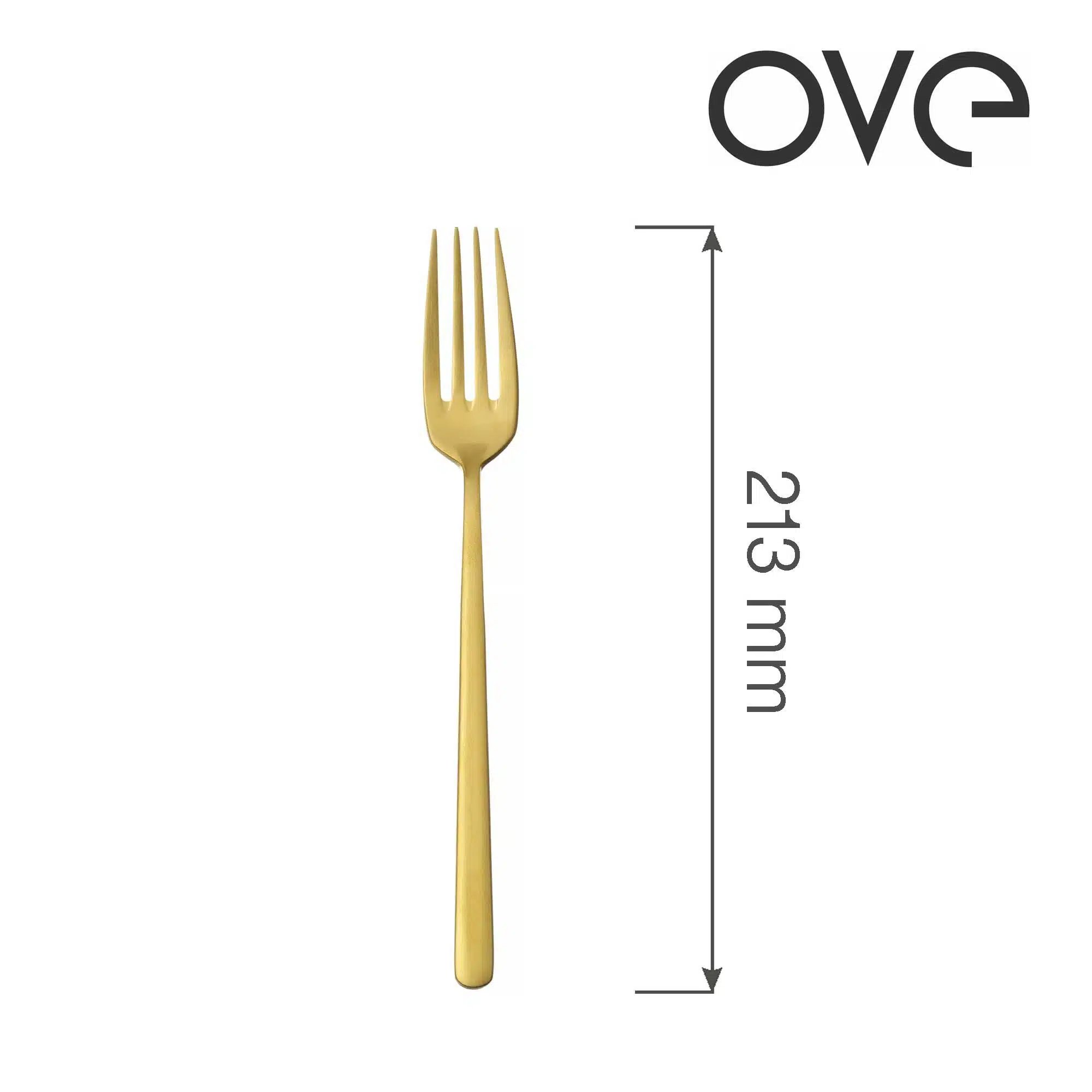 Amarone Gold bordgafler, OVE, 213 mm - Billede 6