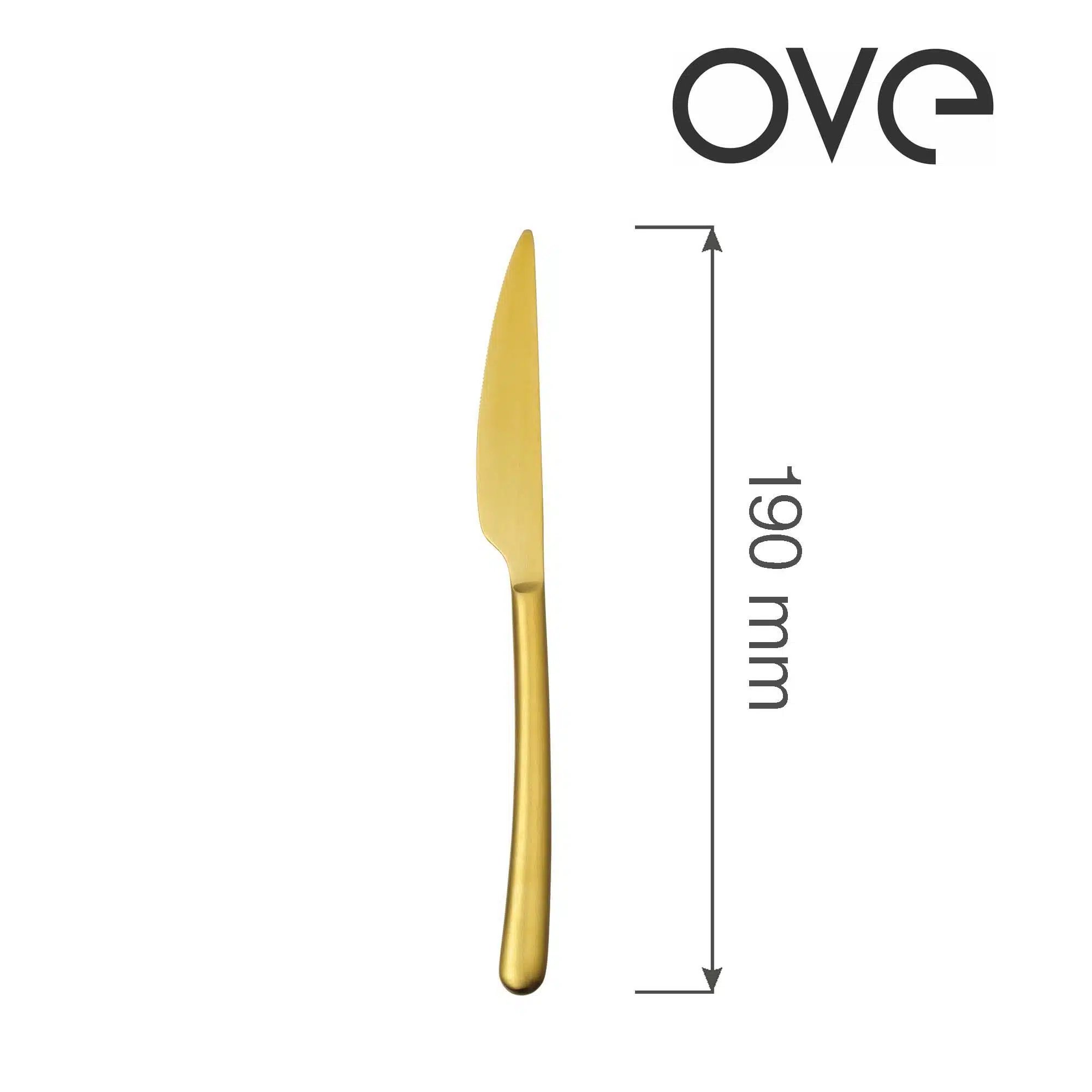 Amarone Gold dessertkniv, OVE, 190 mm - Billede 5