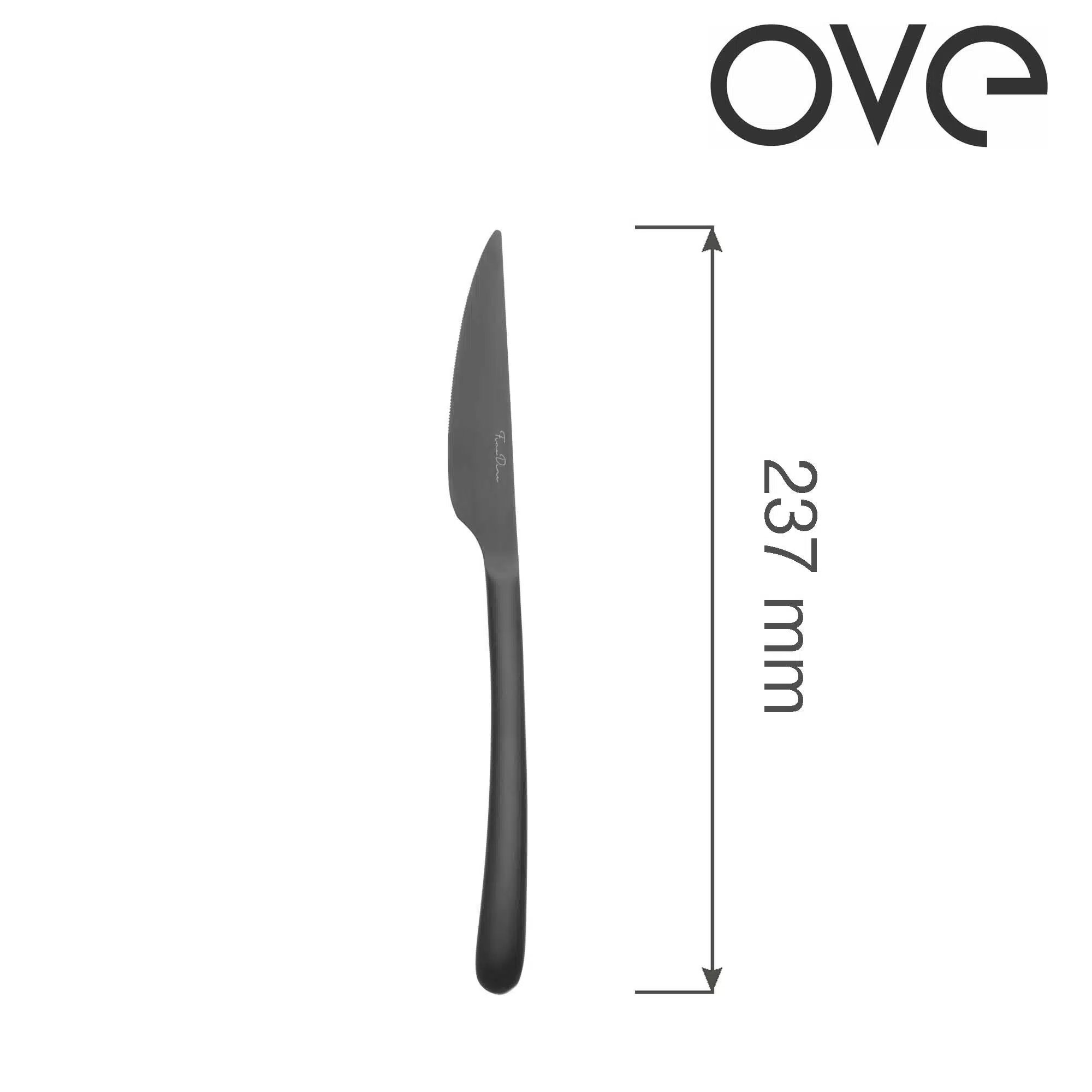 Amarone Sort bordkniv, OVE, 237 mm - Billede 6