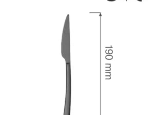 Dessertkniv Amarone Sort, OVE, 190 mm - Billede 6