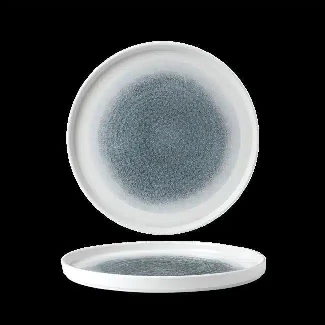 Raku Topaz Blue vægget tallerken, 260mm - Billede 3