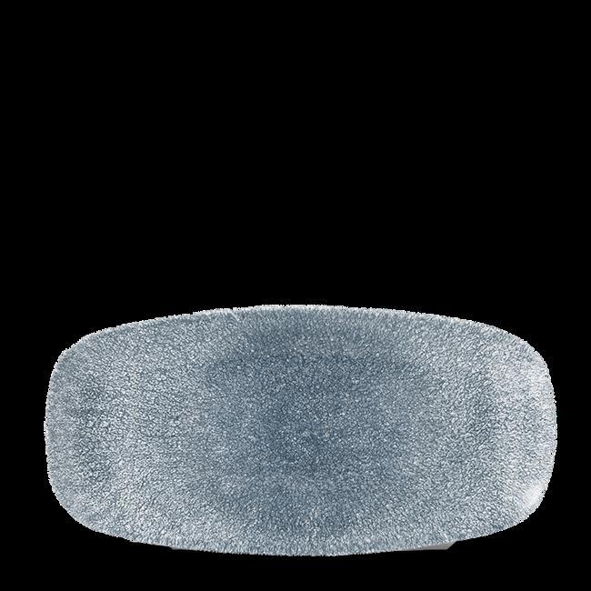 Raku Topaz Blue chefer oblong tallerken, 269x127mm - Billede 3
