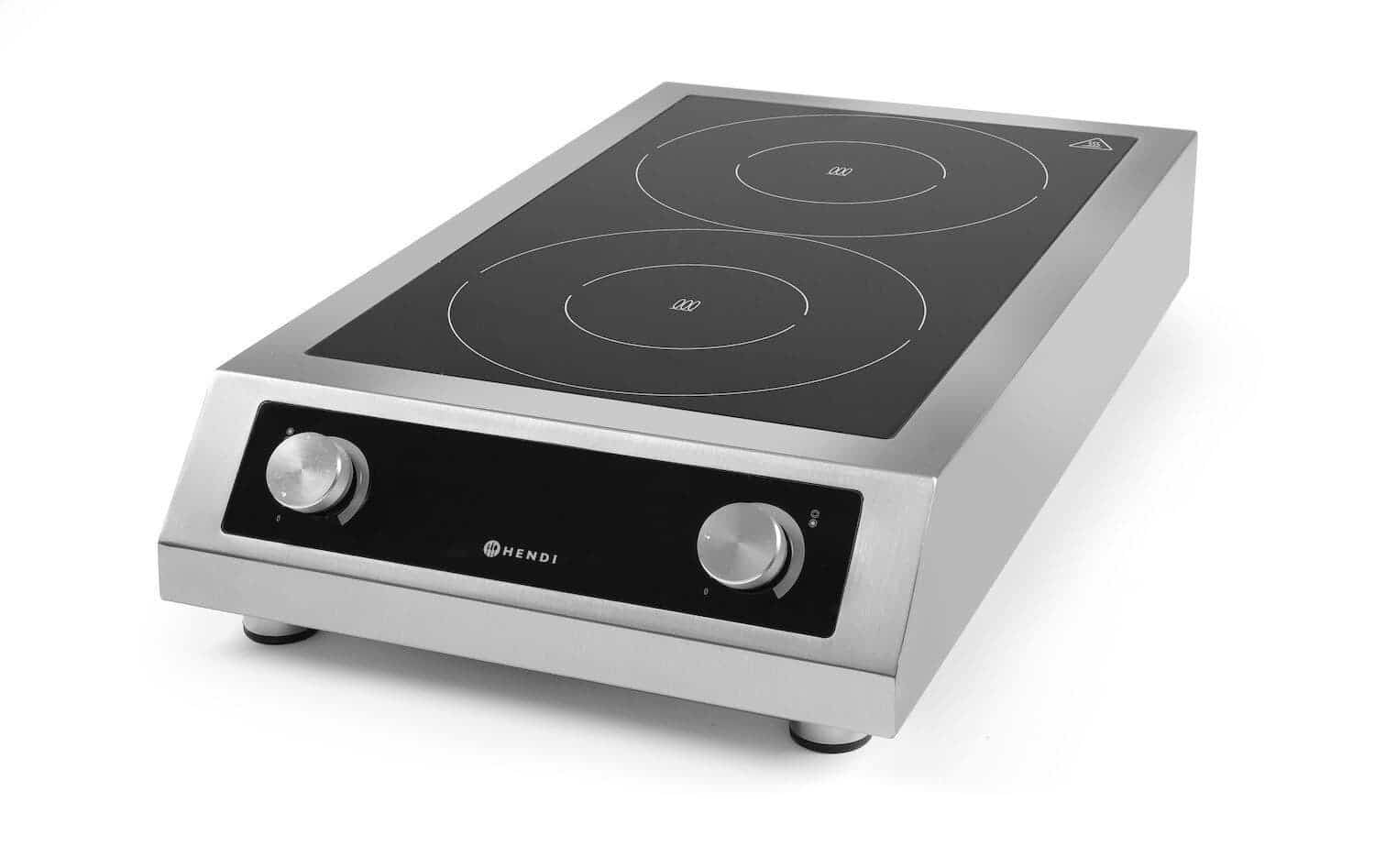 Induktionskogeplade model 7000, HENDI, Profi Line, 400V/7000W, 405x700x(H)145mm - Billede 2