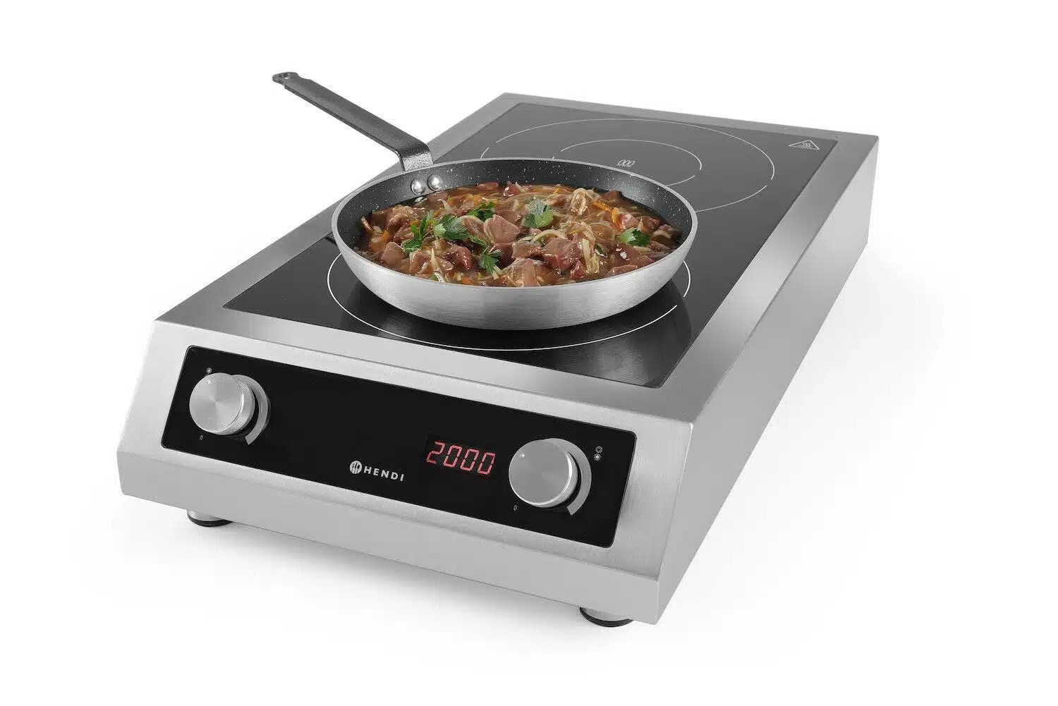 Induktionskogeplade model 7000, HENDI, Profi Line, 400V/7000W, 405x700x(H)145mm - Billede 3