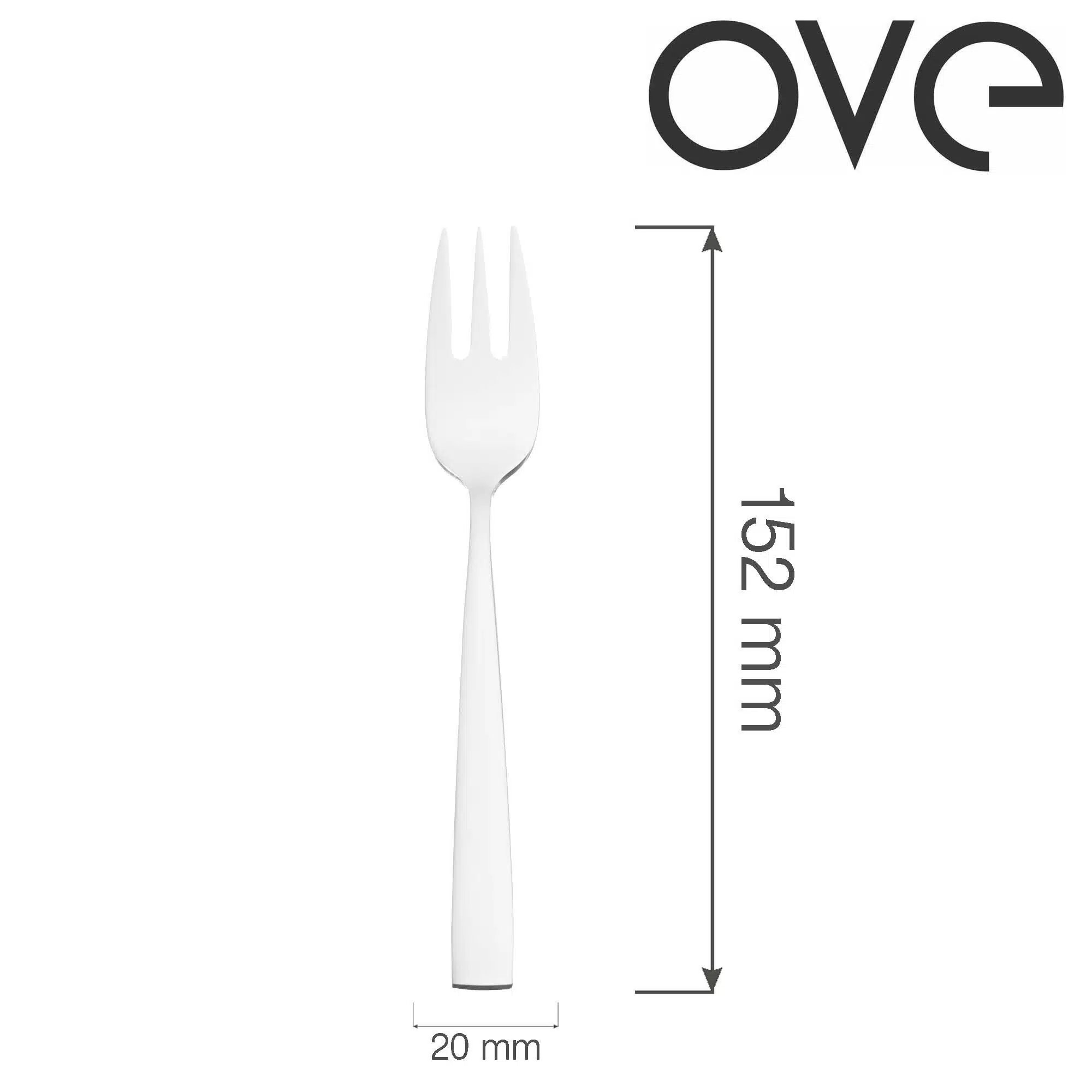 Garda kage gaffel, OVE, 152 mm - Billede 6