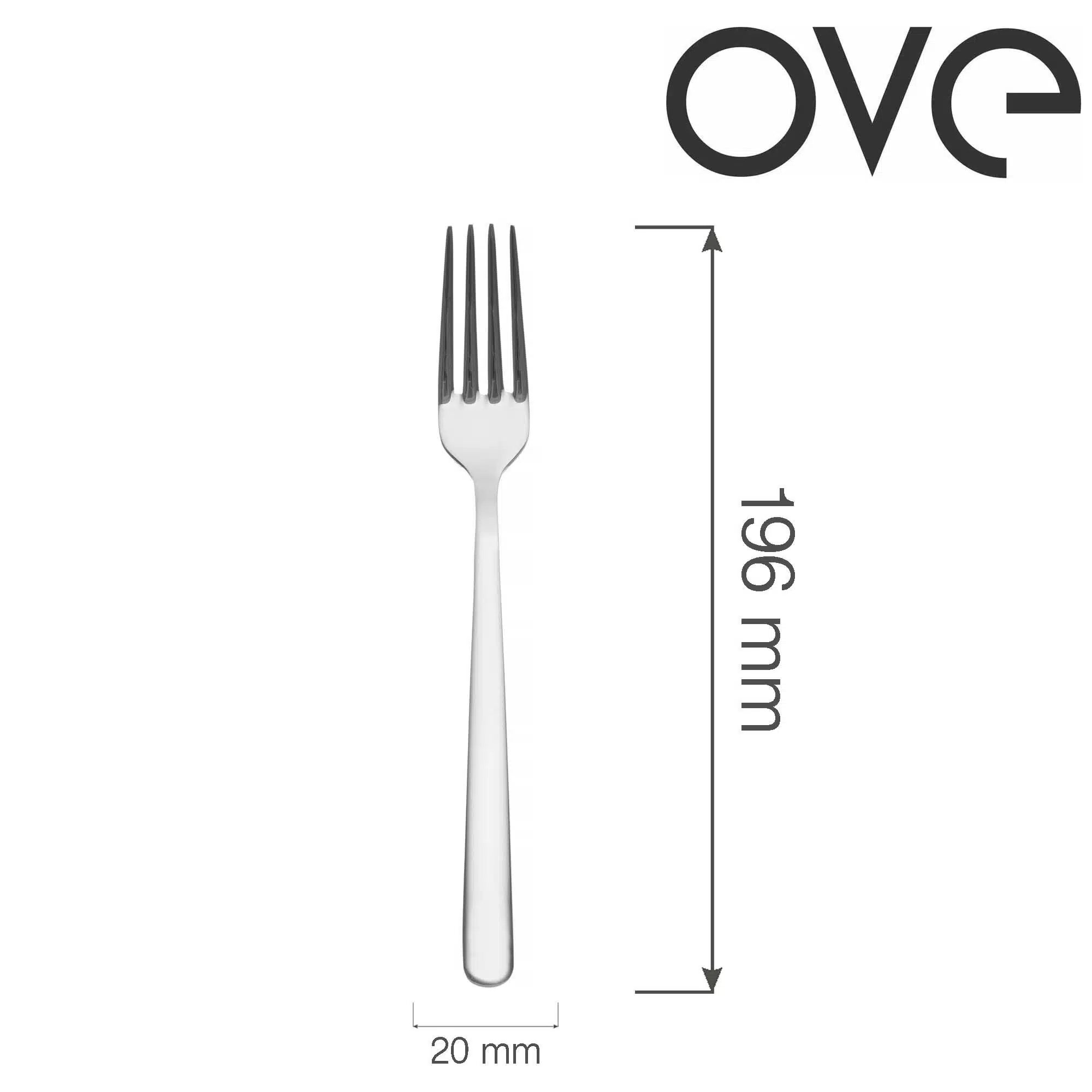 Adria bordgafler, OVE, 196 mm - Billede 3