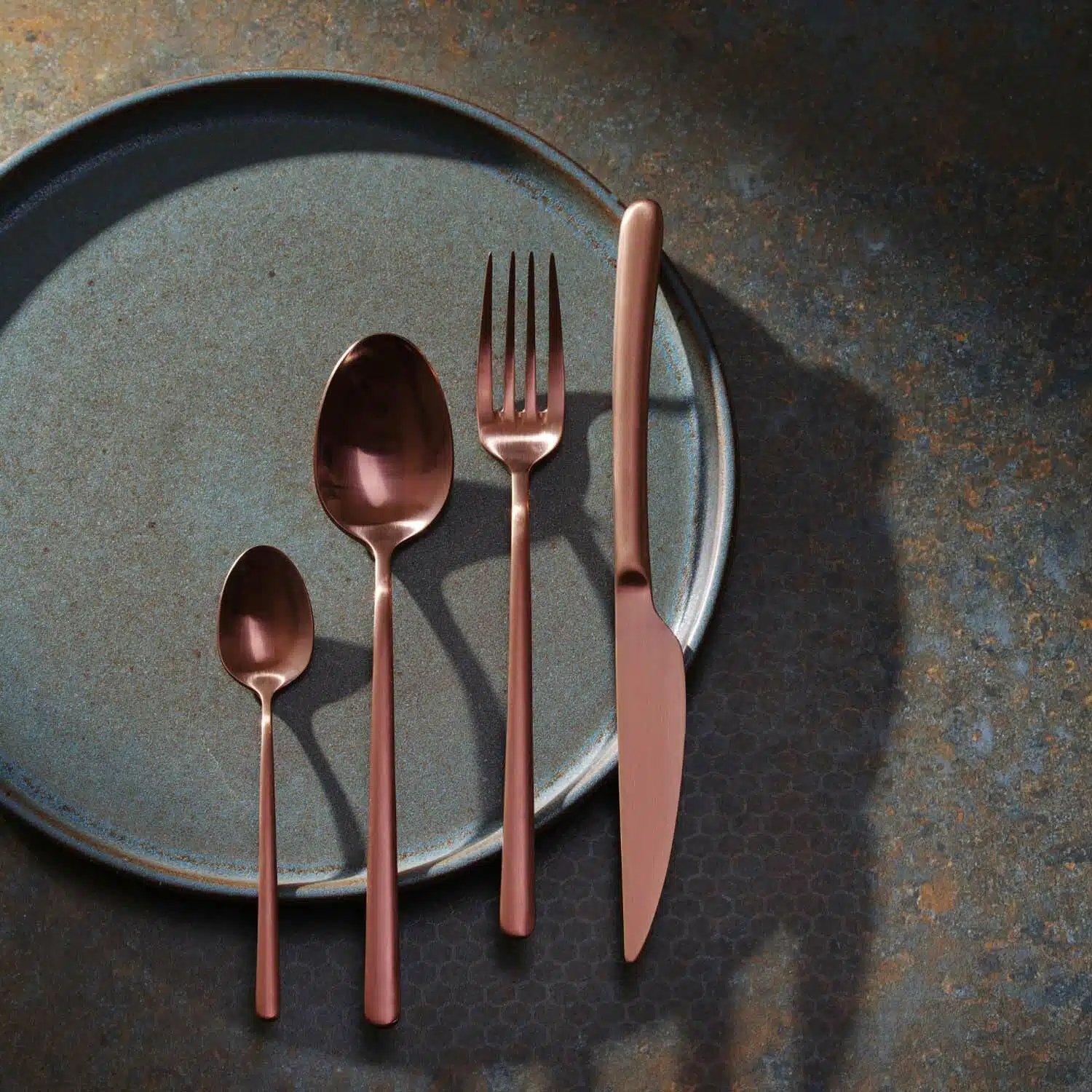 Amarone Bronze bordgafler, OVE, 213 mm - Billede 6