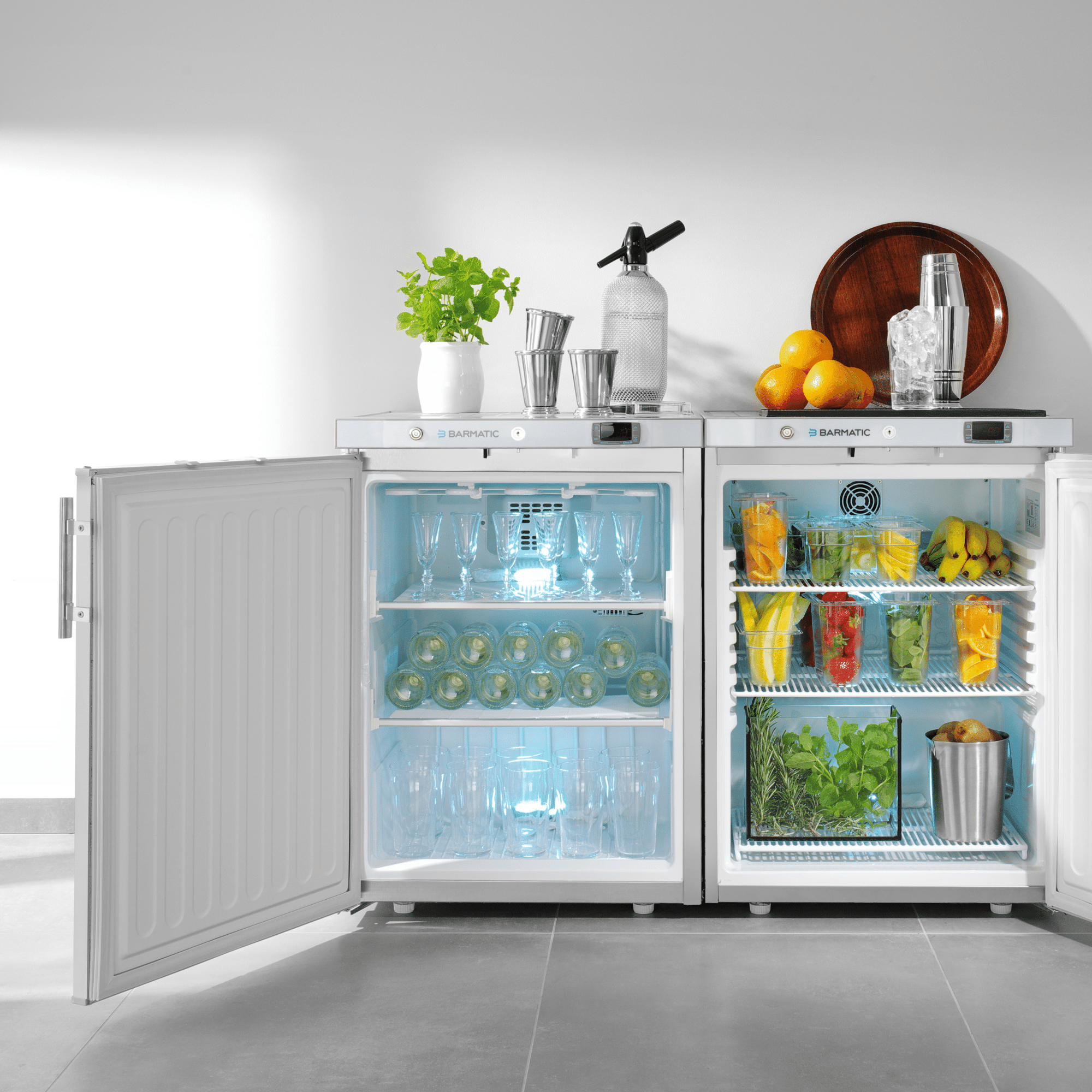Mistral under-bord bar køleskab 200l, 598x679x(H)838mm - Billede 2
