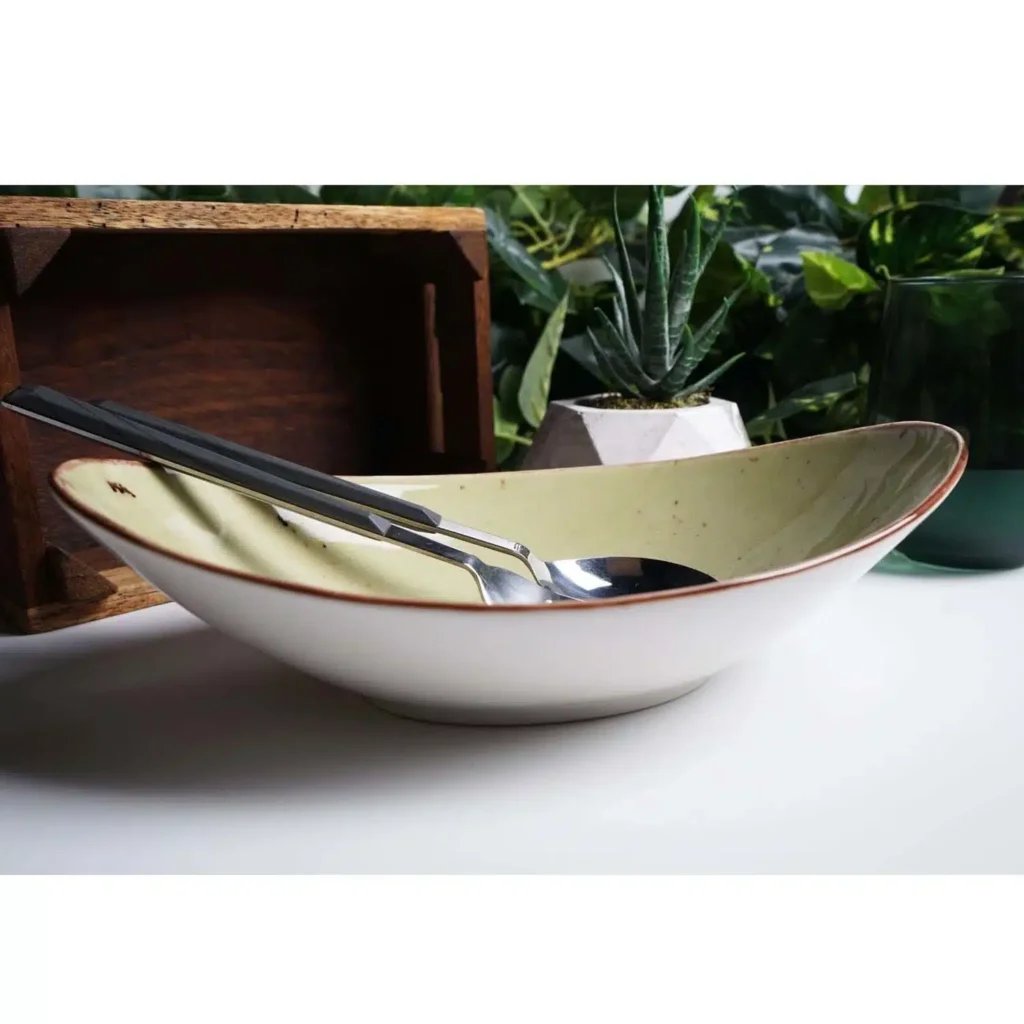 Olivenbåd skål, 250x160mm - Billede 5