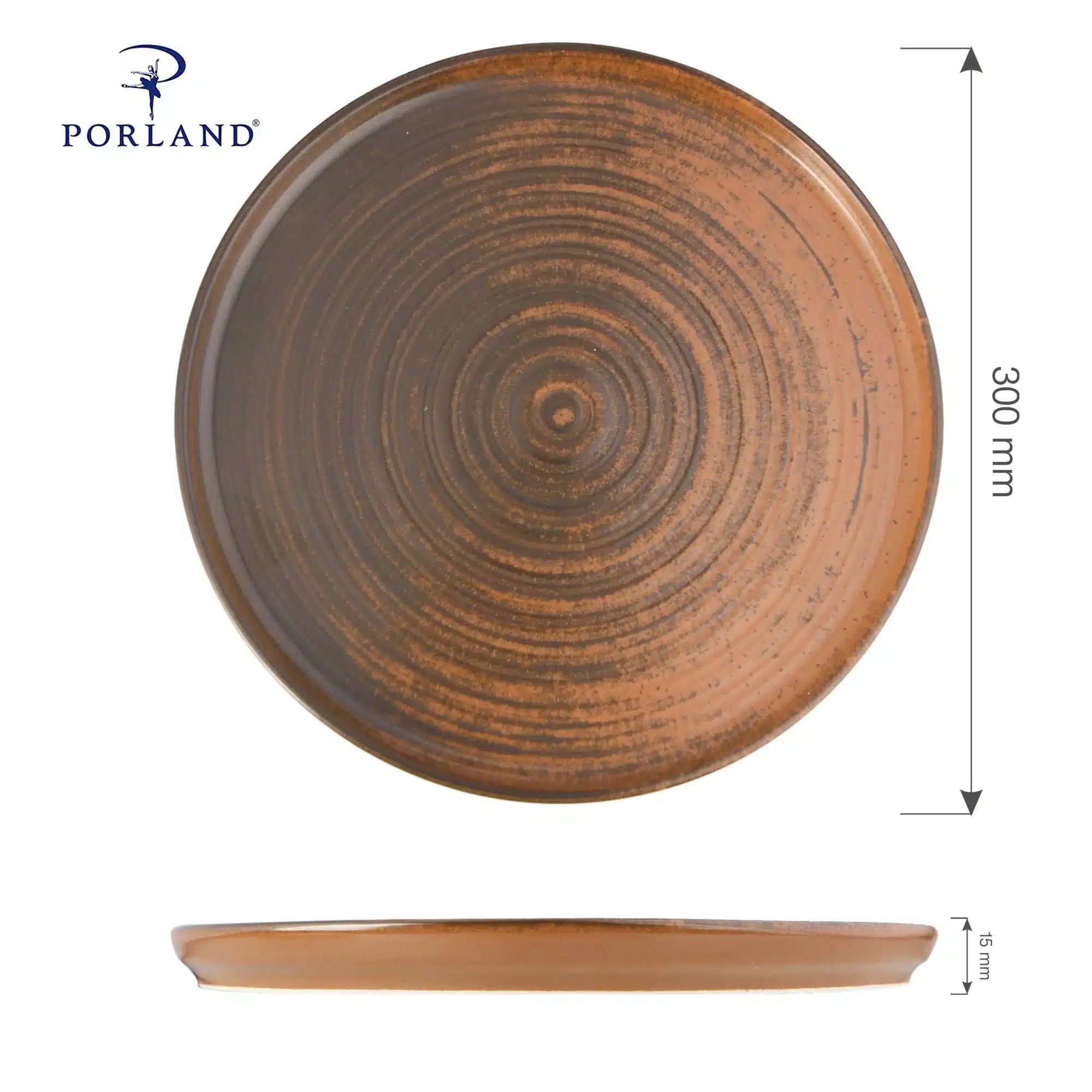 Lykke Brown høj kant tallerken, 180 mm - Billede 6