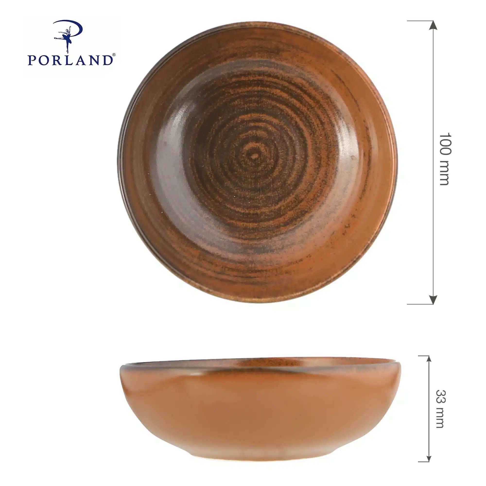 Lykke Brown skål, 100 mm - Billede 4