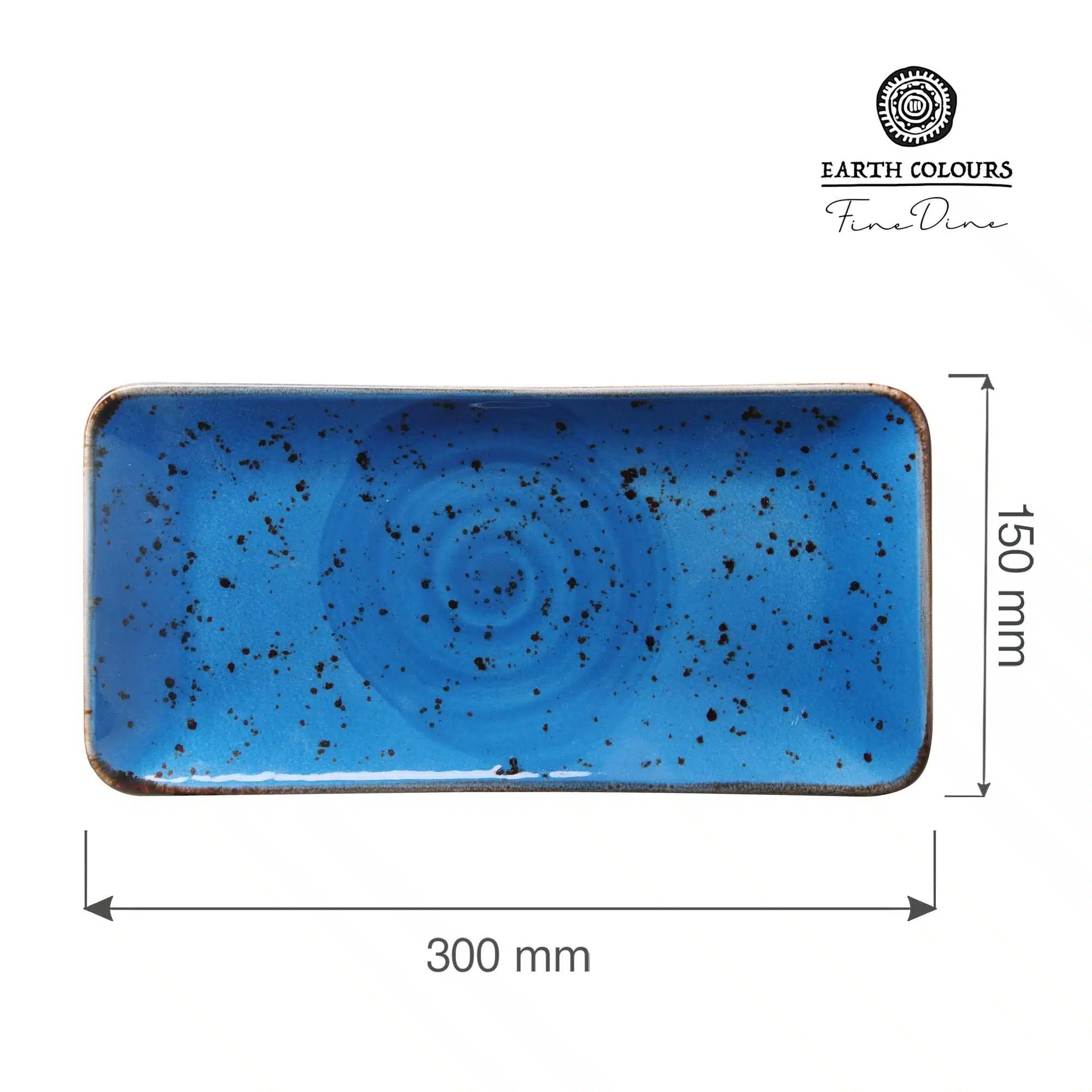 Iris firkantet tallerken, 300x150mm - Billede 3
