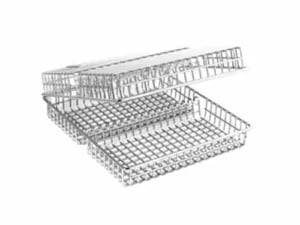 JOSPER Kurv dobbelt, 21 x 21 x 6 cm