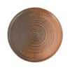 Lykke Brown høj kant tallerken, 180 mm