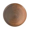 Lykke Brown høj kant tallerken, 180 mm