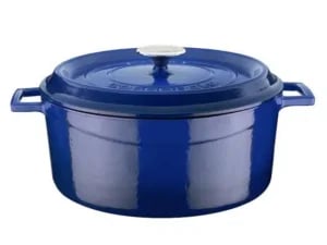 Gryde i støbejern rund dia. ( )28cm, 6700ml