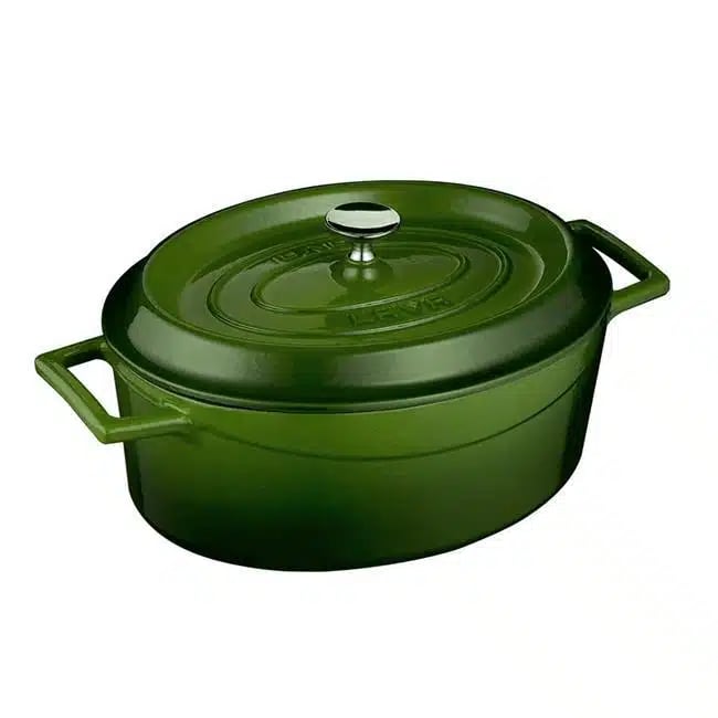Støbejerns oval gryderet dim. 25x31cm, 7060ml