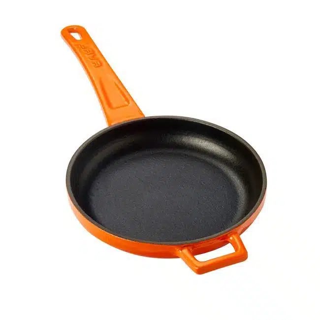 Støbejern Stegepande, integreret med metalhåndtag ( )16cm, 400ml