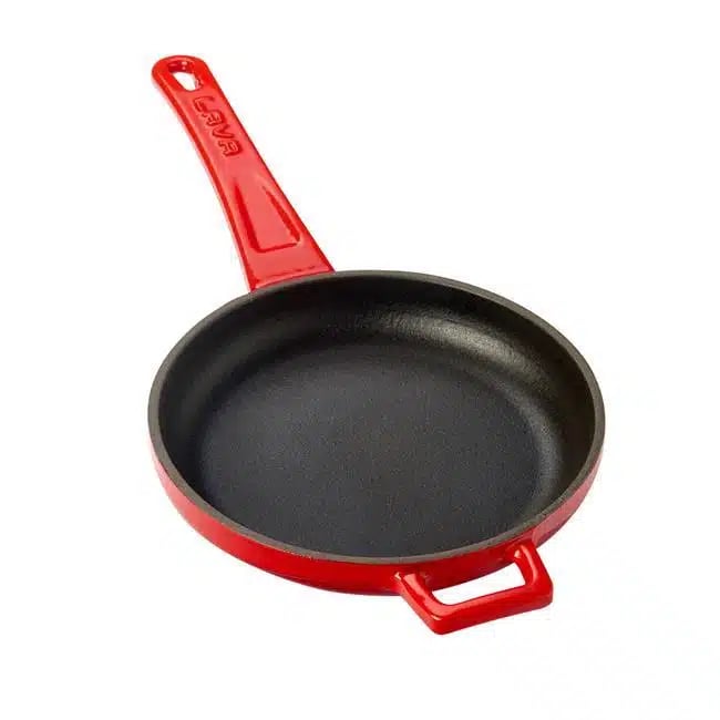 Støbejern Stegepande, integreret med metalhåndtag ( )16cm, 400ml