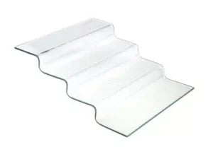 Vetro sour-step transparent glas buffettrappe, 400x350x(H)125mm
