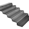 Vetro seks-trins sort glas buffettrappe, 600x455x(H)240mm