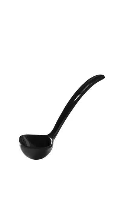 Sort melamin sauceøse 40ml, 180mm