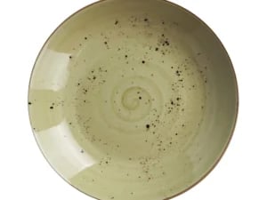 Oliven dyb coupe tallerken, 230mm