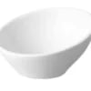 Nødvendighed skrå fingerfood porcelæn skål, 90mm
