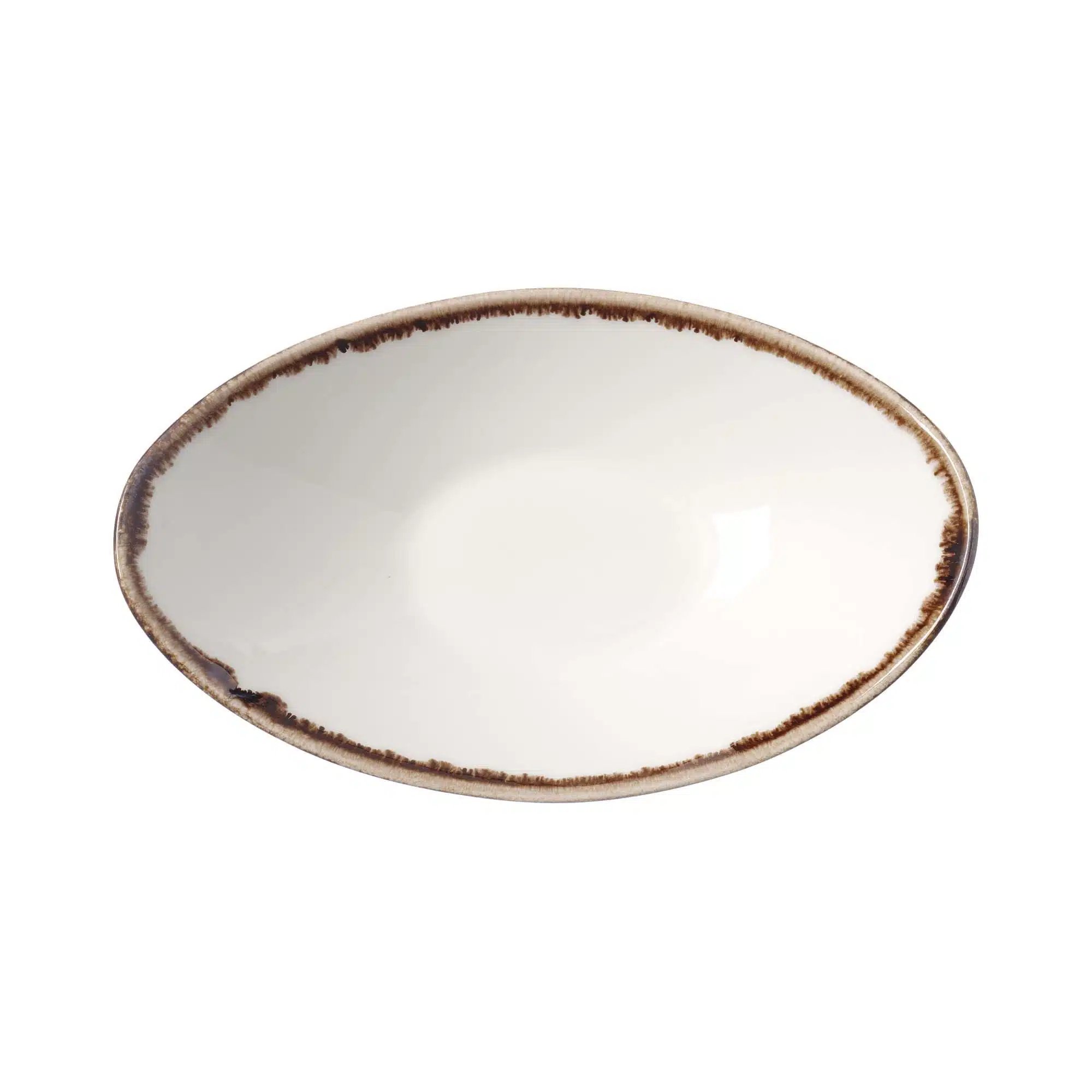 Vanilje båd skål, 250x160mm