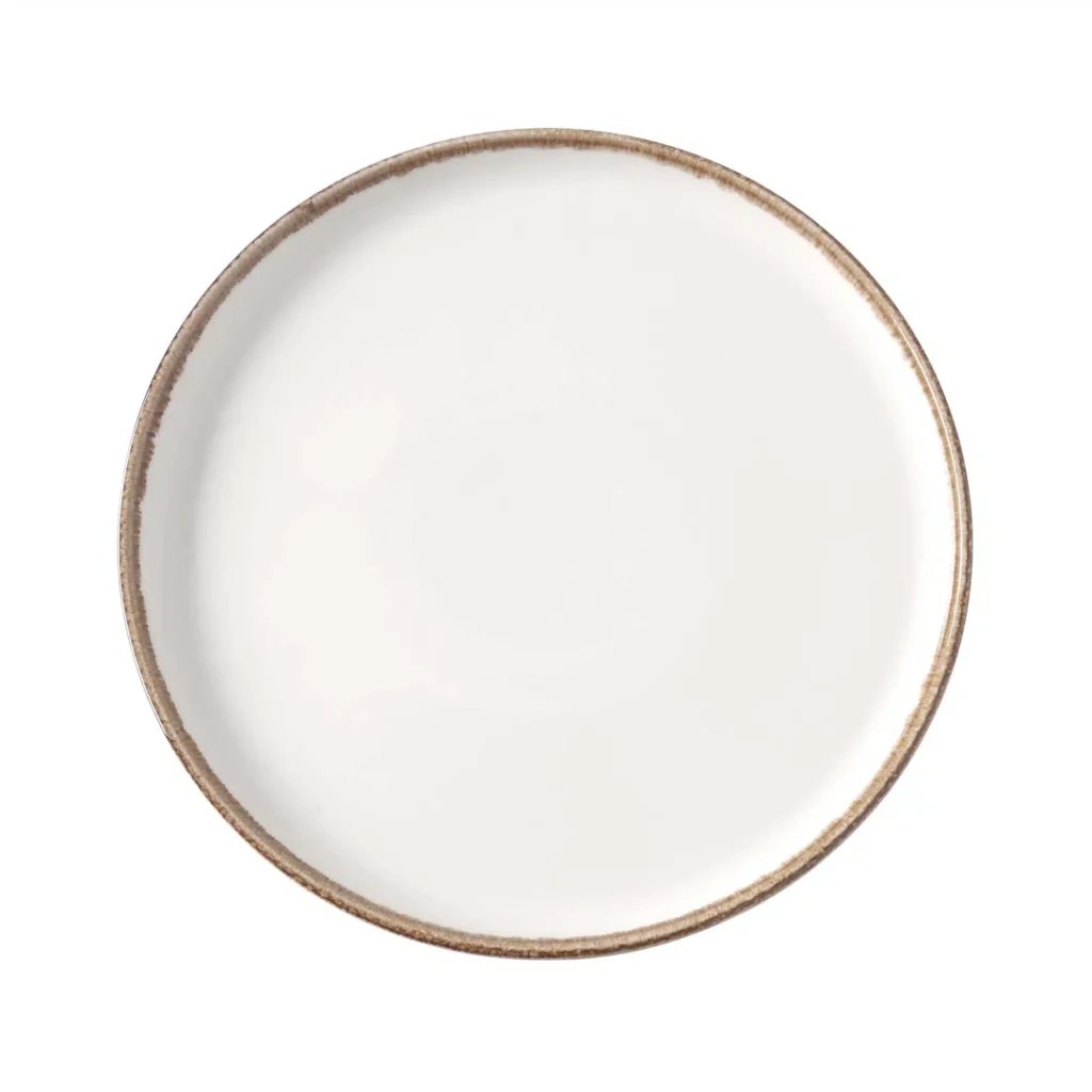Vanilla høj kant tallerken, 210 mm