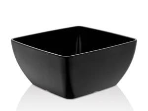 Melamin firkantet skål for 171554, sort, 190x190x(h)90mm