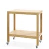 Madeira eg tjenervogn, 820x460x(h)850 mm