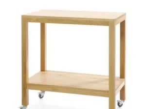 Madeira eg tjenervogn, 820x460x(h)850 mm