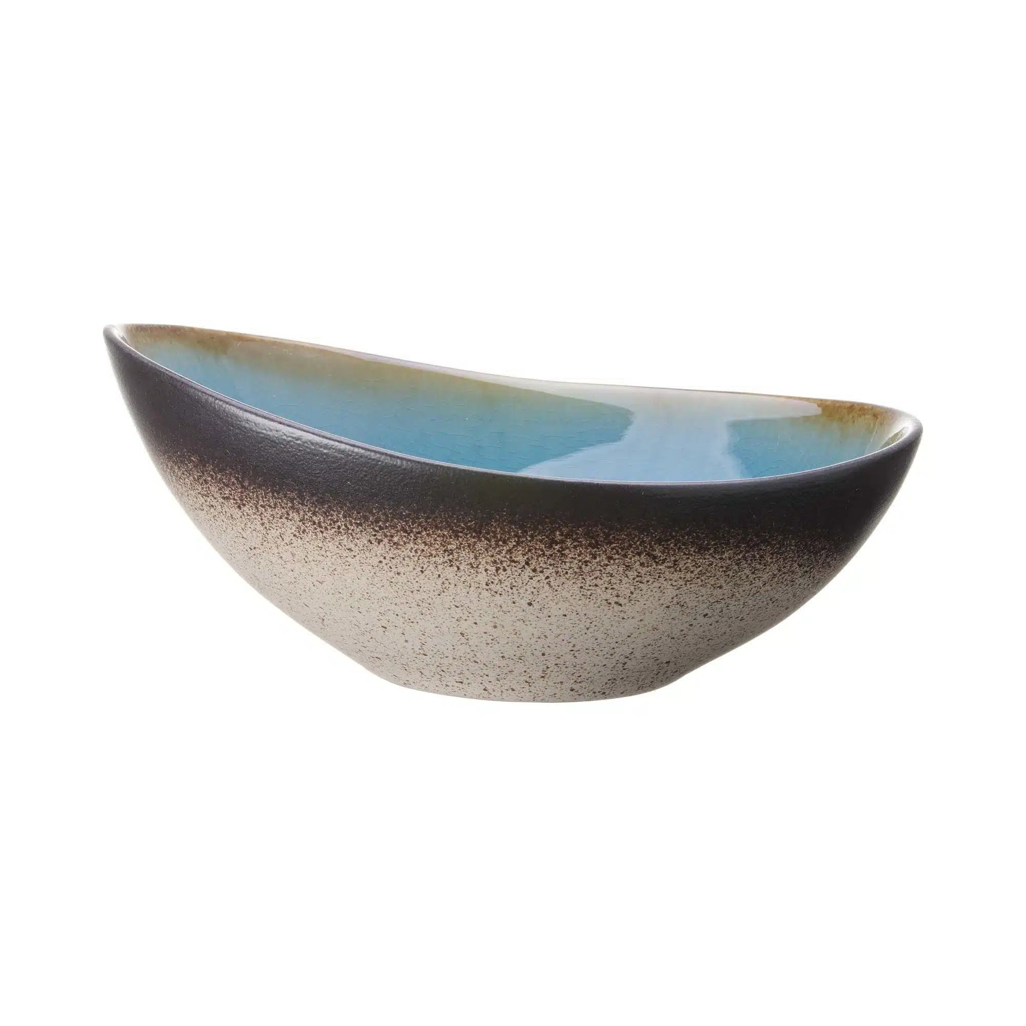 Lazur oval skål, 240 mm