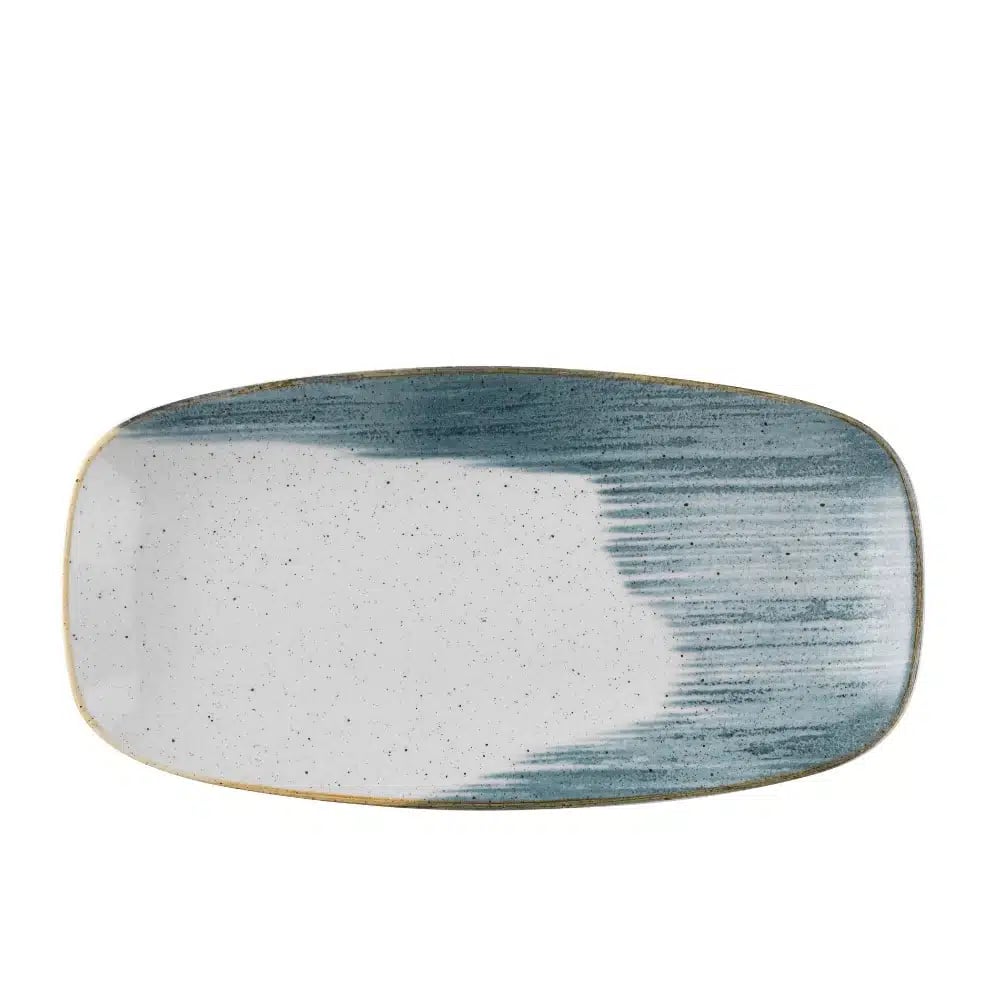 Stonecast Accents Blueberry kokkernes aflange tallerken, 298x153mm