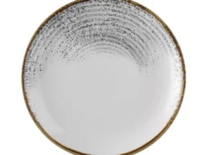 Homespun Accents Jasper Grey coupe tallerken, 217mm