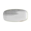 Homespun Accents Jasper Grey kokkernes oblong tallerken, 298x153mm