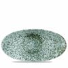 Mineral Green oval kokketallerken, 299x150mm