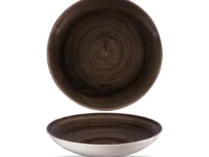 Churchill - Middagsskål Coupe Stonecast Patina Iron Black 248 mm