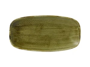 Stonecast Plume Green kok oblong tallerken, 298x153mm
