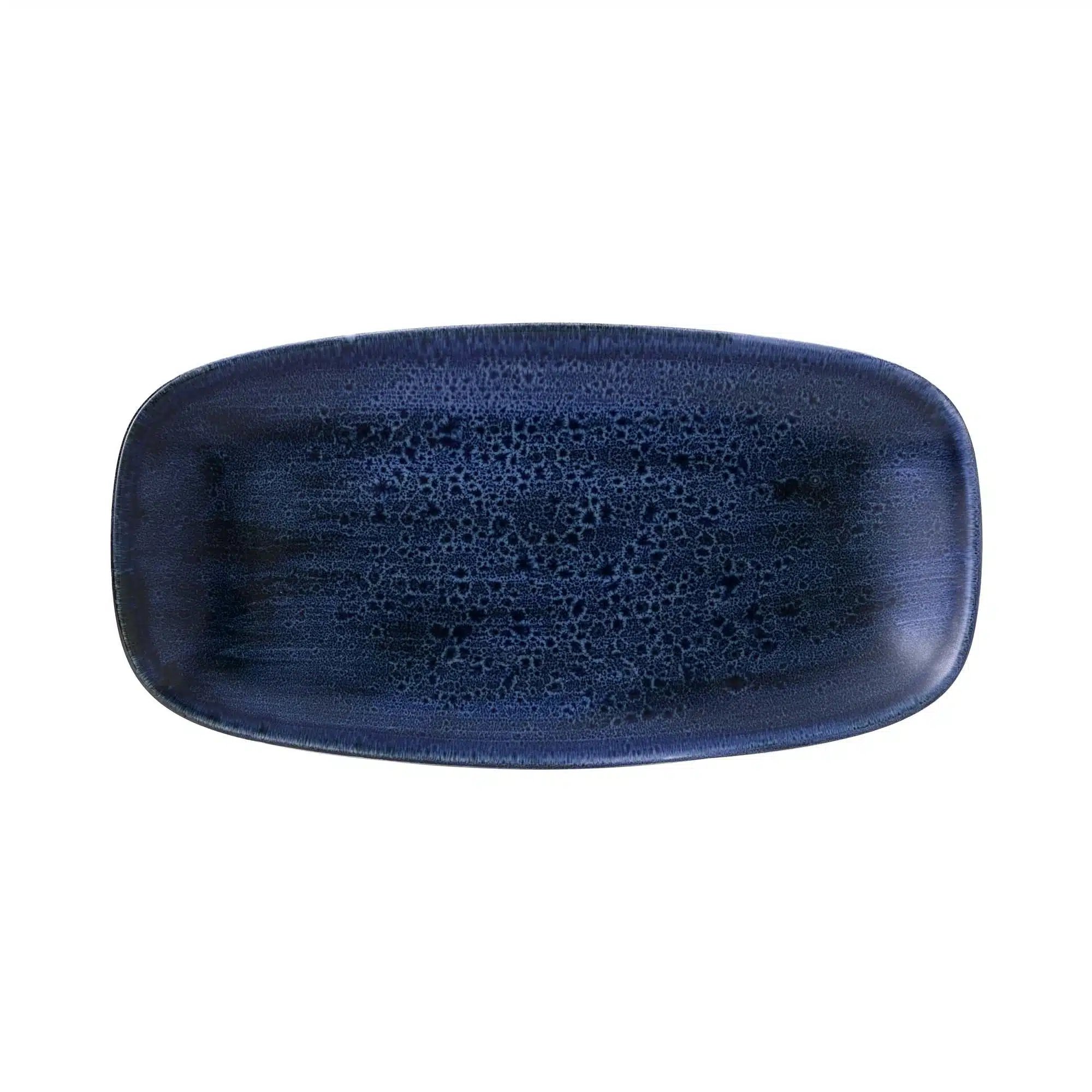 Stonecast Plume Ultramarine kok oblong tallerken, 298x153mm